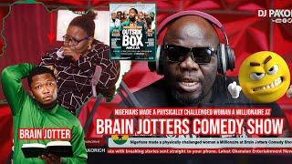 Nigerians made a physically challenged woman a Millionaire at Brain Jotters Comedy Show