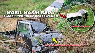 MOBIL MASIH BARU ‼️KEJADIAN BERUNTUN MASUK SAWAH DAN BERPUTAR-PUTAR DI TIKUNGAN 