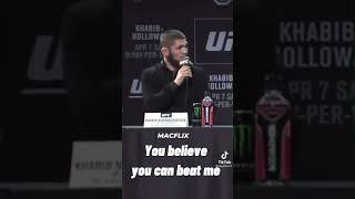 Khabib Nurmagomedov: “He Fight For Money, I Fight For Legacy”