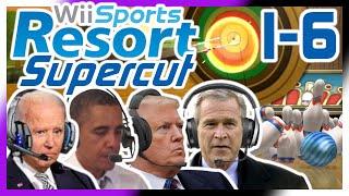 US Presidents Play Wii Sports Resort Supercut (Part 1-6)