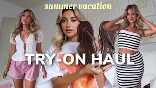 SUMMER VACATION TRY-ON HAUL *picking out outfits for a trip*!