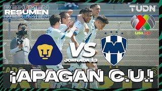 Resumen | Pumas vs Monterrey | AP2023-J13 | Liga Mx | TUDN