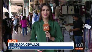 En Guayaquil los comerciantes laboraron en primer día de feriado