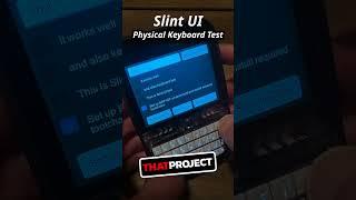 ESP32-S3 T-Deck Plus + Slint UI = Smooth Keyboard Input!