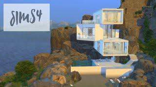 Sims 4 | Monochromatic Cliff House | NOCC | Stop Motion | Console PS4