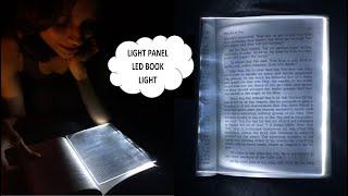 Light Panel LED Book Reader Device Review || Book Light Night Reading Lamp Review