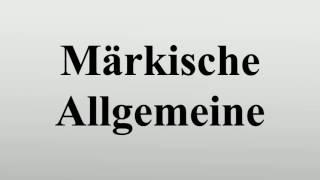 Märkische Allgemeine