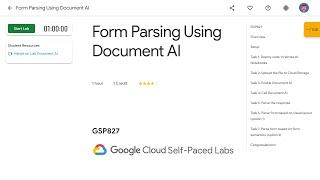 Form Parsing Using Document AI GSP827