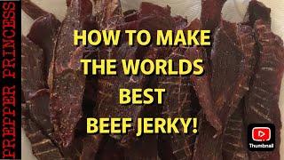 HOW TO MAKE THE WORLDS BEST BEEF JERKY! (ONLY 2 INGREDIENTS)