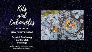 New Craft Review! Scratch Craftology Cat Scratch Art