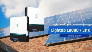 【LightUp L8000/L11K - Off-grid Inverter Tutorial Video】FSP Group