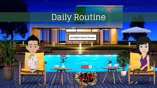 Daily Routine  | Learn English - Learn English Hamza Classroom