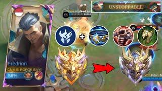 NEW FREDRINN BEST BUILD AND EMBLEM 2024!! BUILD FREDRINN TERSAKIT 2024 - Mobile Legends