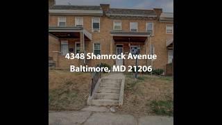 4348 Shamrock Avenue Baltimore MD 21206 | 3 Bedroom Townhome For Rent