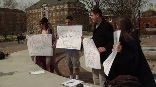 UD students protest over custodial wages