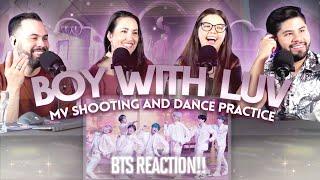 BTS "Boy With Luv MV Shooting & DP" Reaction - One of our favorite dance routines!  | Couples React