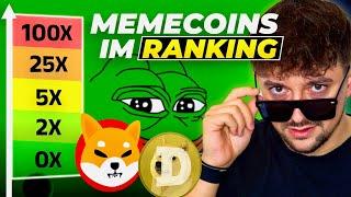 Die besten Memecoins für 2024 im Ranking!