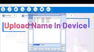 How to Upload name In device from Software  | Realsoft 12.4