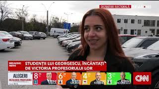 Studenții de la Universitatea unde predă Călin Georgescu au cântat după alegeri:  Ale, ale, ale...