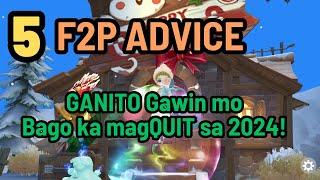 TOP 5 Advice to F2P in Playing Ragnarok Origins for 2024!