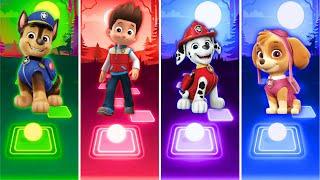 PAW Patrol - Chase  Ryder  Marshall  Skye  Tiles Hop EDM Rush