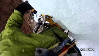 Ice fall Gugok GoPro Climbing