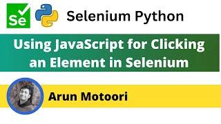 Using JavaScript for clicking an element in Selenium (Selenium Python)