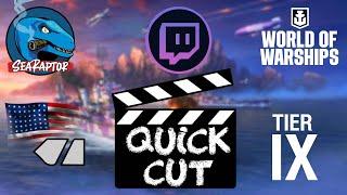 Workd of Warships - Quick Cut: Tier IX American Cruiser USS Buffalo
