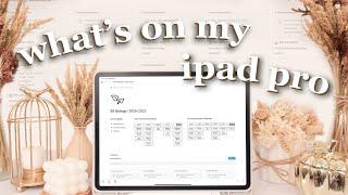 what's on my 12.9" M1 ipad pro 2021 ️  accessories, organization, & productivity apps