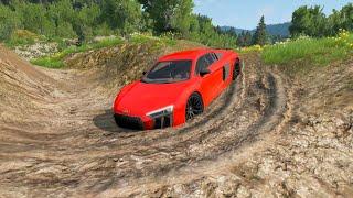 Cars vs Ditch - BeamNG.Drive