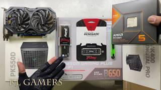 AMD Ryzen 5 8600G msi B650M GAMING PLUS DEEP COOL AK400 Digital Pro GTX750Ti Gaming PC Build