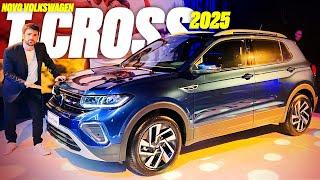 Novo Volkswagen T-Cross 2025 - MUDA MUITO? HÍBRIDO? QUANTO CUSTA? VEJA COMO FICOU O LÍDER RENOVADO!