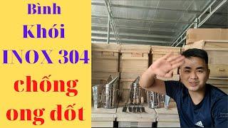 Dao cắt sáp ong , Bình xịt khói chống ong đốt hàng inox 304 giá rẻ