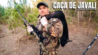 BOAR HUNTING WITH A 22LR RIFLE
