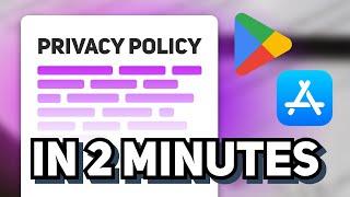 Privacy policy for your game? No problem! (generate and publish)