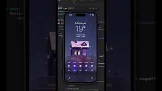 SwiftUI Weather App UI Design️