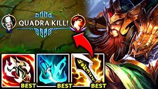 TRYNDAMERE TOP CAN 1V9 WITH YOUR EYES 100% CLOSED (S+ TIER) - S14 Tryndamere TOP Gameplay Guide