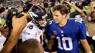 Eli Manning on Peyton: "It would be a good way to go out"