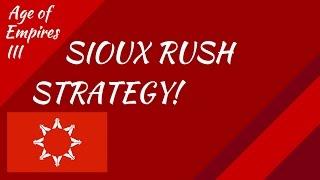 Sioux Rush Strategy! AoE III