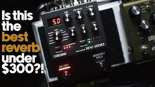 BOSS RV-200 Reverb | Is this the best reverb pedal under $300?! | All Modes [Guitar Demo]