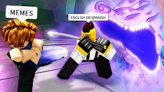 ROBLOX Strongest Battlegrounds Funny Moments Part 7 (MEMES) 