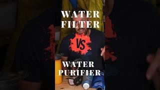 Backpacking Filter vs Purifier: $30 vs $300 What Should You Use? #hiking #travel