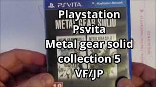 MGS collection vol 5      Playstation Psvita   edition 2023 presentation