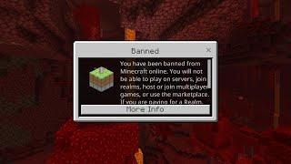 Minecraft has gone too far (I've been permanently banned)