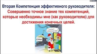 Эффективный руководитель  Лайфхак 2 Ч 3 Вторая компетенция