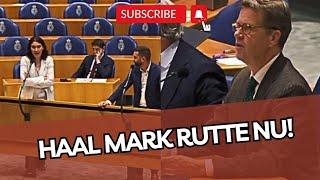 Martin Bosma CLASHT met linkse Kamerleden! 'Haal Mark Rutte NU naar de Kamer'!