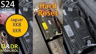 Jaguar XK8 Battery hard reset - Two different procedures S24 / XKR (X100) #shorts