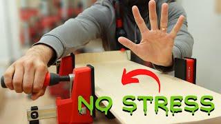 5 TRICKS for STRESS-FREE and better GLUE-UPS  || Woodworking pro tips