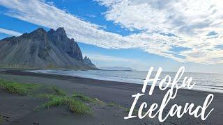 Stokksnes Beach, Hofn, Iceland, time-lapse