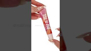 This lip gloss looks like a SMOOTHIE  #smoothie #lipgloss #newmakeup #makeupfinds #shorts